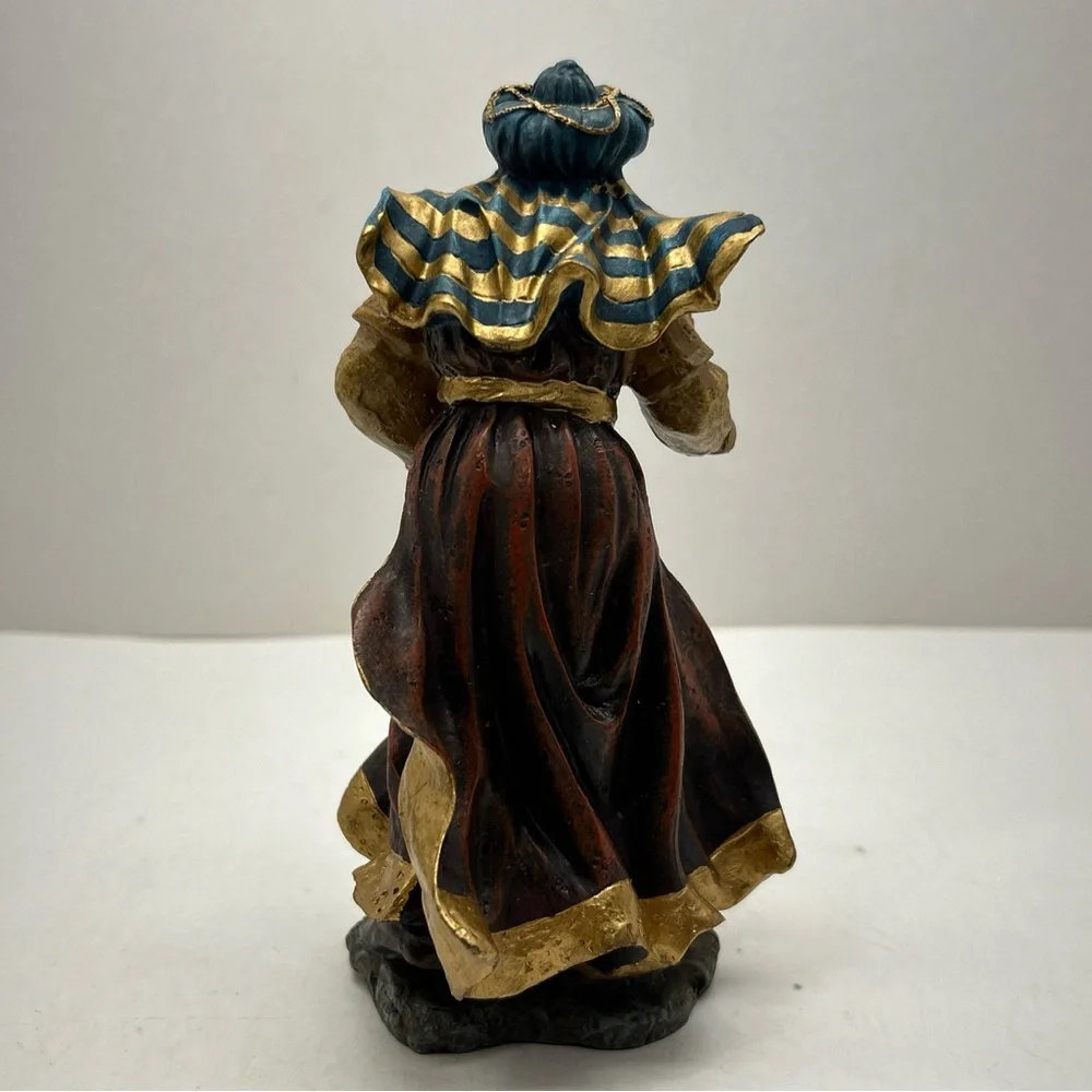 Vtg Rare 6.5” African American Wiseman Nativity Replacement Figure Christmas